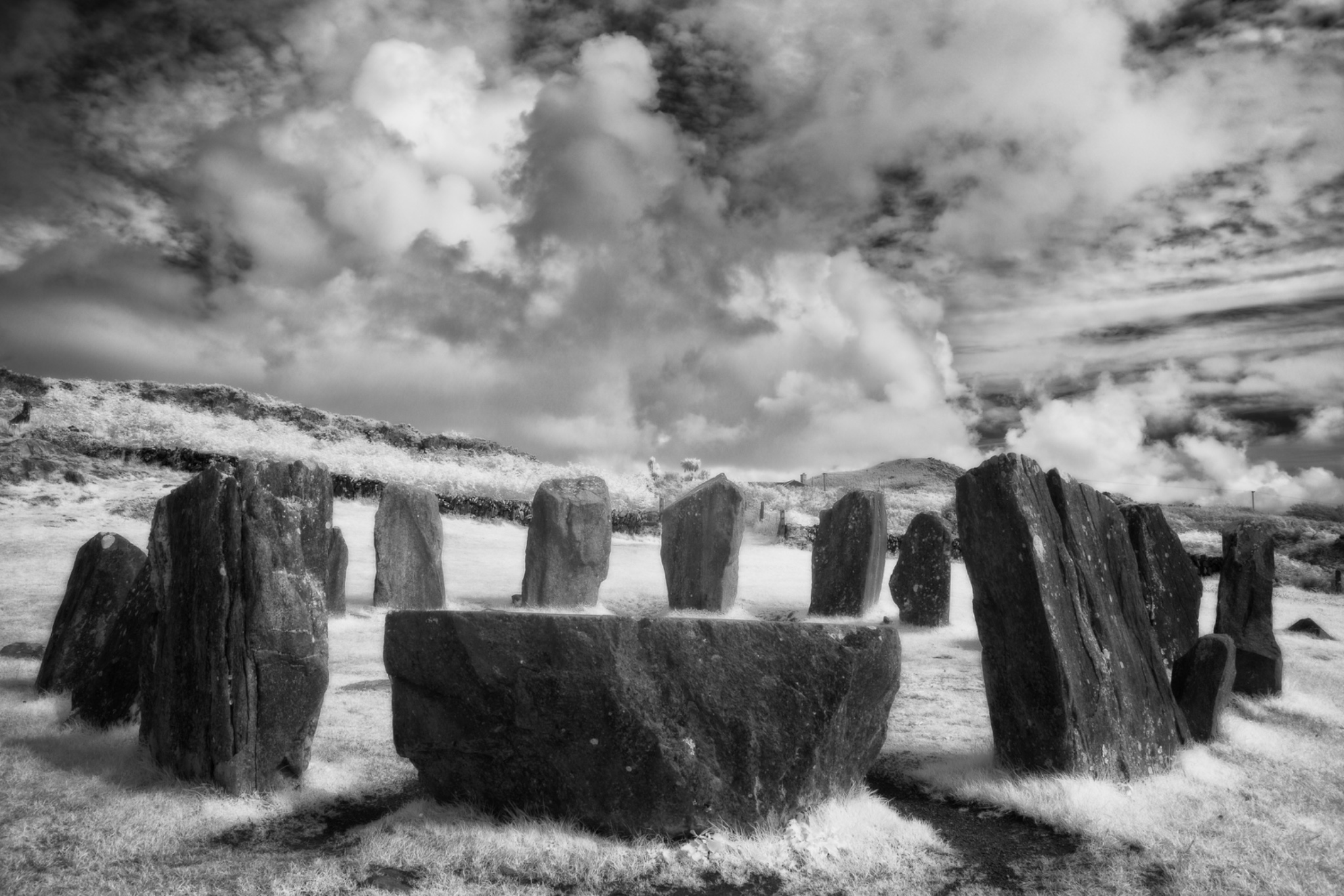 Drombeg Stone Circle, County Cork, Ireland.